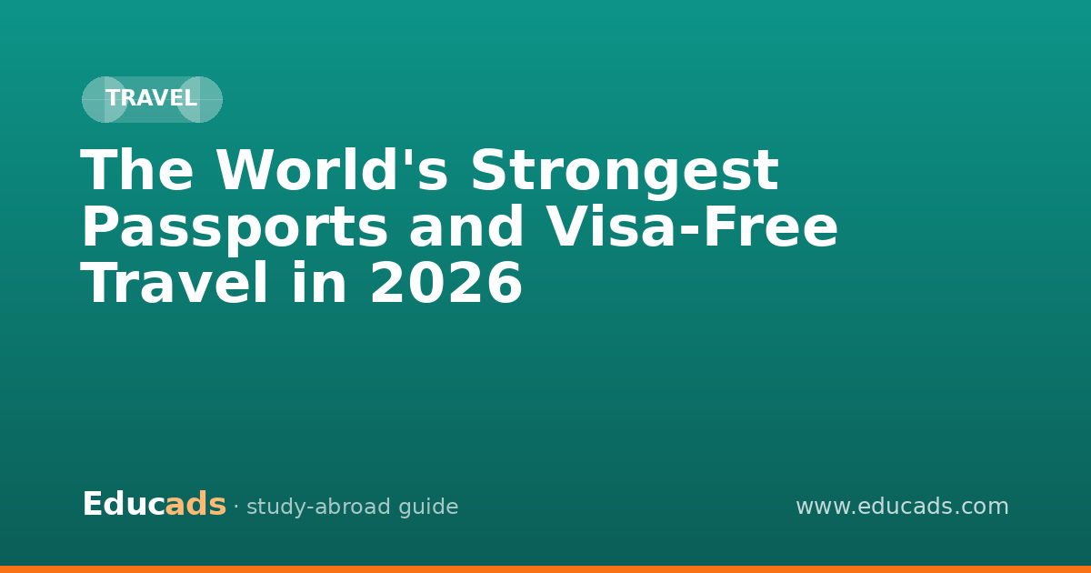 The World's Strongest Passports and Visa-Free Travel in 2026